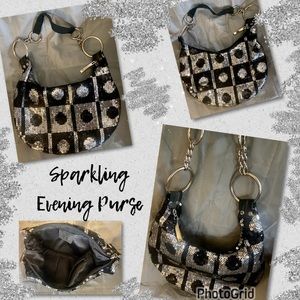 Sequined Small Evening Purse